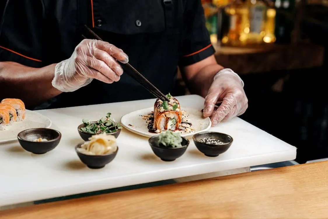 Gourmet Sushi Plating